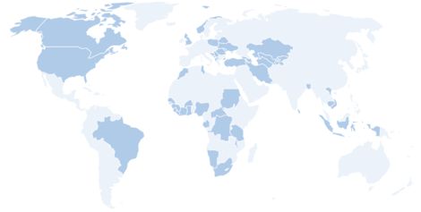 Karte der internationalen Projekte des RKI. Quelle: RKI 