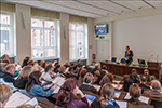 Vortrag im Hörsaal des Robert Koch-Instituts. Quelle: © RKI